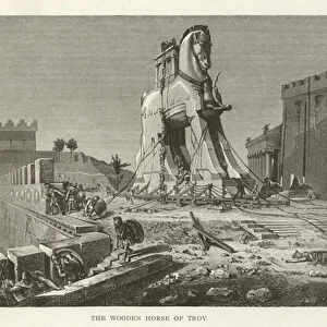 The Wooden Horse of Troy (engraving)