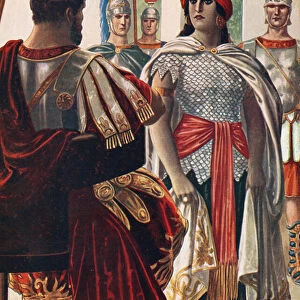 Zenobia in the presence of Aurelian