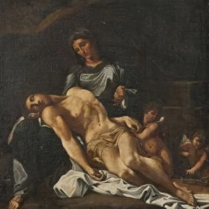 Annibale Carracci PietA painting oil canvas