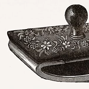 Blotting Case, Needlework, 19th Century Embroidery