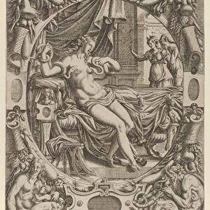 Cleopatra Bitten Asp 1535-55 Etching Sheet