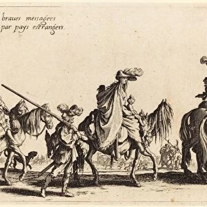 Jacques Callot (French, 1592 - 1635), The Bohemians Marching: The Vanguard, 1621