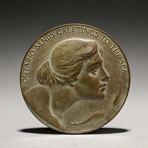Medal Ontario Sends Greetings Sea obverse 1800s-1900s