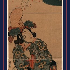 Musume DAcjAcji, Young maiden of Dojoji (Musume Dojoji). Utagawa, Kunisada, 1823-1880