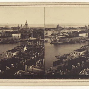 Panorama Venice Italy 1859 Albumen silver print