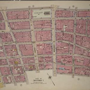 Plate 3, Part of Section 1: Bounded by Vesey Street, Ann Street, William Street
