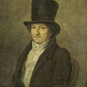 Portrait of Jean Bernard, Art Collector and Painter in Amsterdam, Gerrit Jan Michaelis