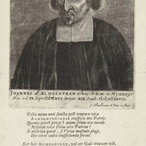 Portrait Johannes ab Almeloveen occasion death