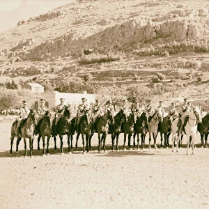 Royal Scots Greys cavalry groups Nablus Middle East