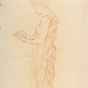 Study Woman 1906 Red chalk 12 3 / 4 x 9 3 / 8 32. 4 23. 8 cm
