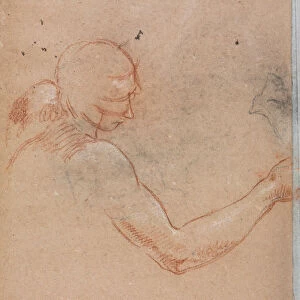 Verona Sketchbook Nude head right arm page 36