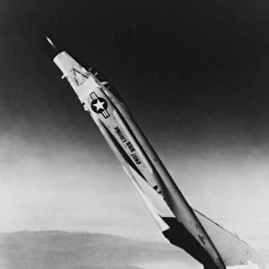 An F4H-1 Phantom II aircraft during Operation High Jump, circa 1962
