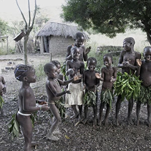 dupa children at northern Cameroon