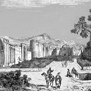 Approach to Ispahan; A Ramble in Persia, 1875. Creator: Armin Vambery