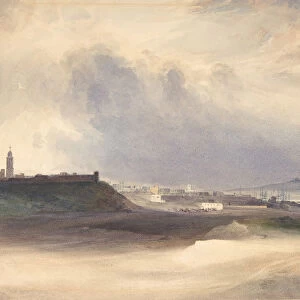 Approach to Montevideo, Uruguay, 1832. Creator: Conrad Martens