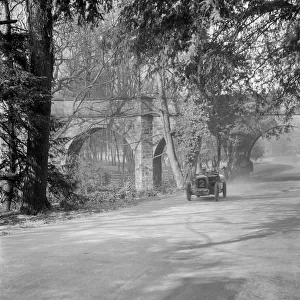 Austin 7 of RF Turner at Starkeys Bridge, Donington Park, Leicestershire, 1933