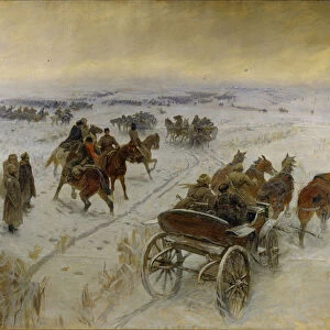 The Battle at Yegorlykskaya, 1928-1929. Artist: Grekov, Mitrofan Borisovich (1882-1934)