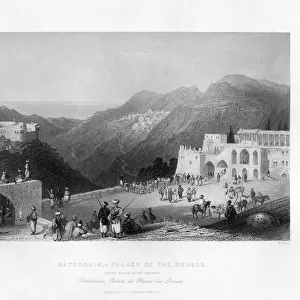 Beteddein, Palace of the Druses (Druze), Lebanon, 1841. Artist: W Floyd