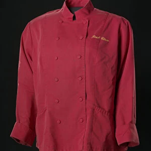 Chef jacket worn by Leah Chase, ca. 2012. Creator: Chefwear
