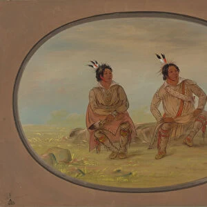Two Choctaw Indians, 1861 / 1869. Creator: George Catlin