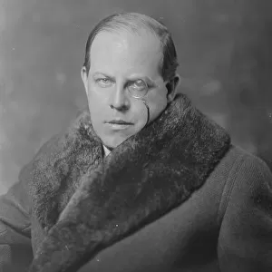 Count Cisneros, portrait photograph, 1919 Feb. 28. Creator: Arnold Genthe
