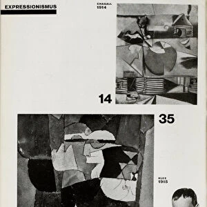 Expressionism. From: Die Kunstismen. (The Isms of Art) by El Lissitzky und Hans Arp, 1925