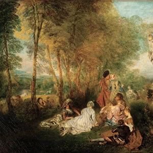 The Feast of Love, ca. 1718-1719. Artist: Watteau, Jean Antoine (1684-1721)