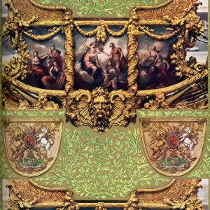 Giovanni Ciprianis painted panels on the Gold State Coach, 1762, (1937)