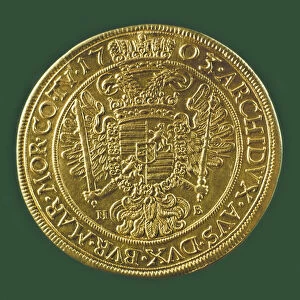 Gold coin of the Archduke of Austria, reverse, 1703