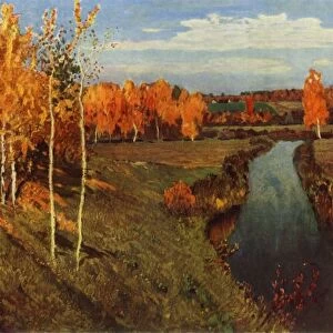 Golden Autumn, 1895, (1965). Creator: Isaak Levitan