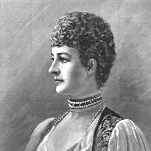 H. R. H. The Princess of Wales, a pastel after Henry Van der Weyde, 1888. Creator: Charles Roberts