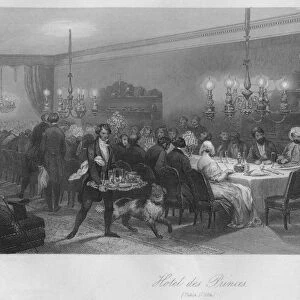 Hotel des Princes. (Table D Hote), c1843. Artist: Lumb Stocks