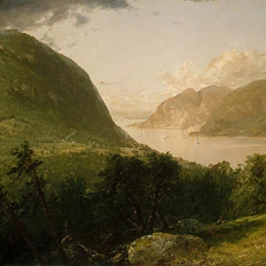 Hudson River Scene, 1857. Creator: John Frederick Kensett