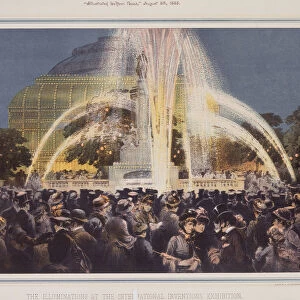 The Illuminations at the International Inventions Exhibition, 8th August 1885. Artist: Riddle and Couchman