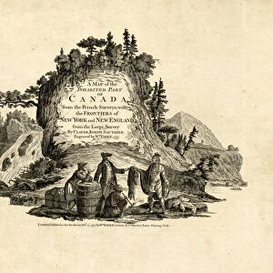 Indians in the Fur Trade in Canada, 1777. Creator: Faden, William (1749-1836)