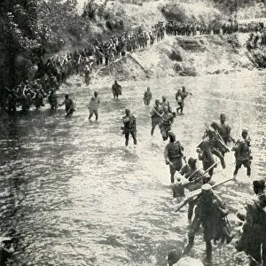 The Kings African Rifles Crossing The Ruwu River, German East Africa, (1919). Creator: Unknown