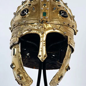 Late Roman ridge helmet, 4th century
