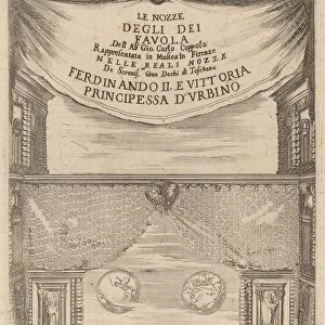Le Nozze degli Dei: Frontispiece, 1637. Creator: Stefano della Bella