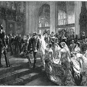 Marriage of the Duke and Duchess of Connaught, 13 March 1879, (1900). Artist: Sydney Prior Hall