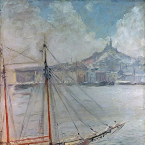 Marseille Quay, 1929. Artist: Emile Bernard