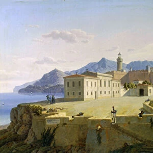 Napoleon Bonaparte in Portoferraio, 1814 (1839). Artist: Leo von Klenze