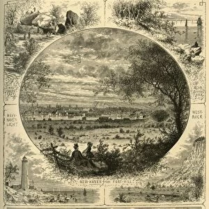 New Haven and Vicinity, 1874. Creator: John J. Harley