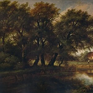 Old Cottages on the Brent, looking towards Harrow, 1830. Artist: Patrick Nasmyth