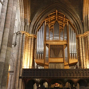 Organ, Hexham Abbey, Northumberland, 2010. Creator: Peter Thompson