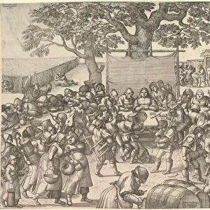 Peasant Wedding, 1560. Creator: Peeter van der Borcht