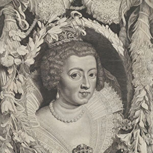 Portrait of Anne of Austria, Queen of France, ca. 1650. Creators: Jacob Louys, Pieter Soutman