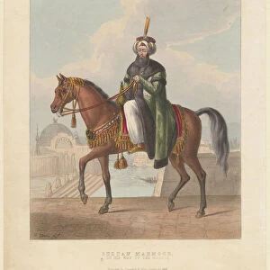 Portrait of Mahmud II (1785-1839), Sultan of the Ottoman Empire, 1829. Artist: Gauci, M