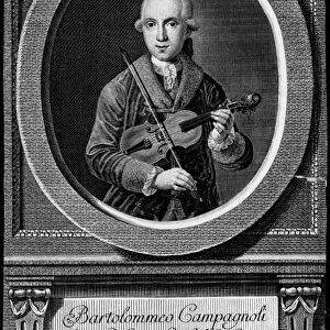 Portrait of the violinist and composer Bartolomeo Campagnoli (1751-1827)