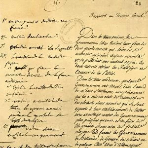Preparatory notes for the Concordat, 22 November 1800, (1921). Creator: Unknown