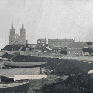 Reculver - The Village and the Reculver Towers, 1895